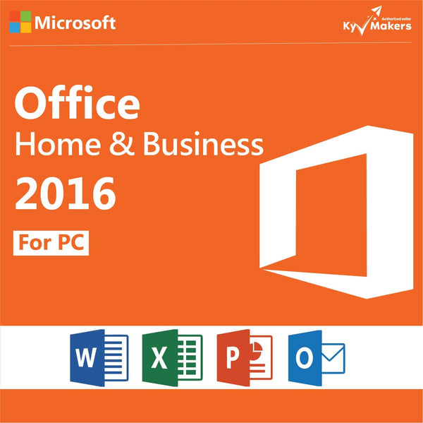 Microsoft Office 2016 Home and Business For PC - Lifetime