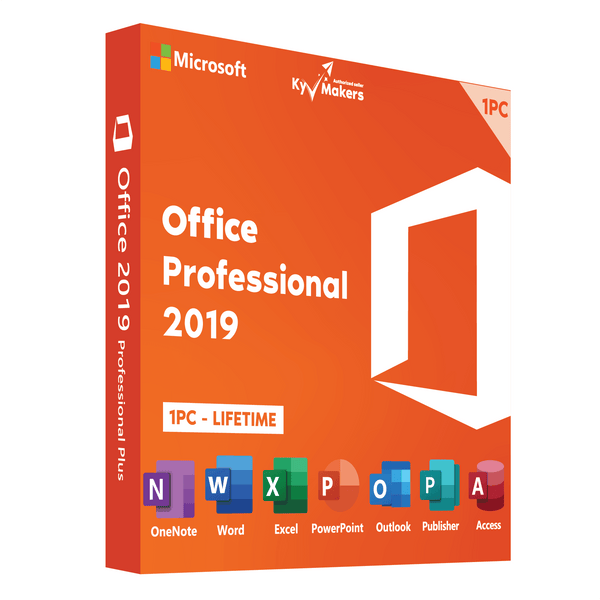 Microsoft Office 2019 Professional Plus Lifetime Activation, Retail