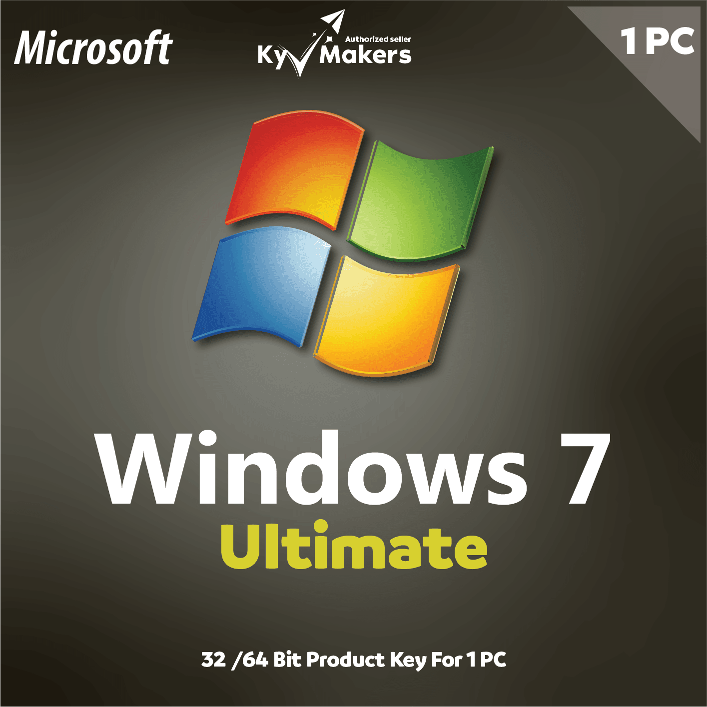 Microsoft Windows 7 Ultimate Product Key | Lifetime Activation for 1 PC