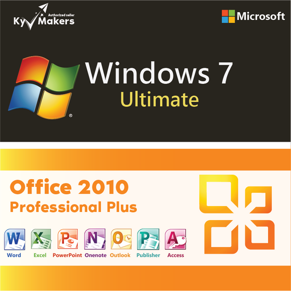 Microsoft Windows 7 Ultimate + Microsoft Office 2010 Professional Plus