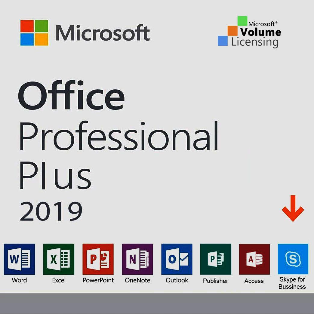 Microsoft Office 2019 Professional Plus 2019 RETAIL - productkey.uk