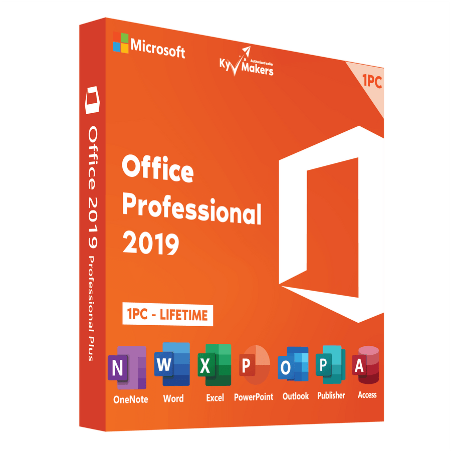 Microsoft Office 2019 Professional Plus - Lifetime Activation, Retail key