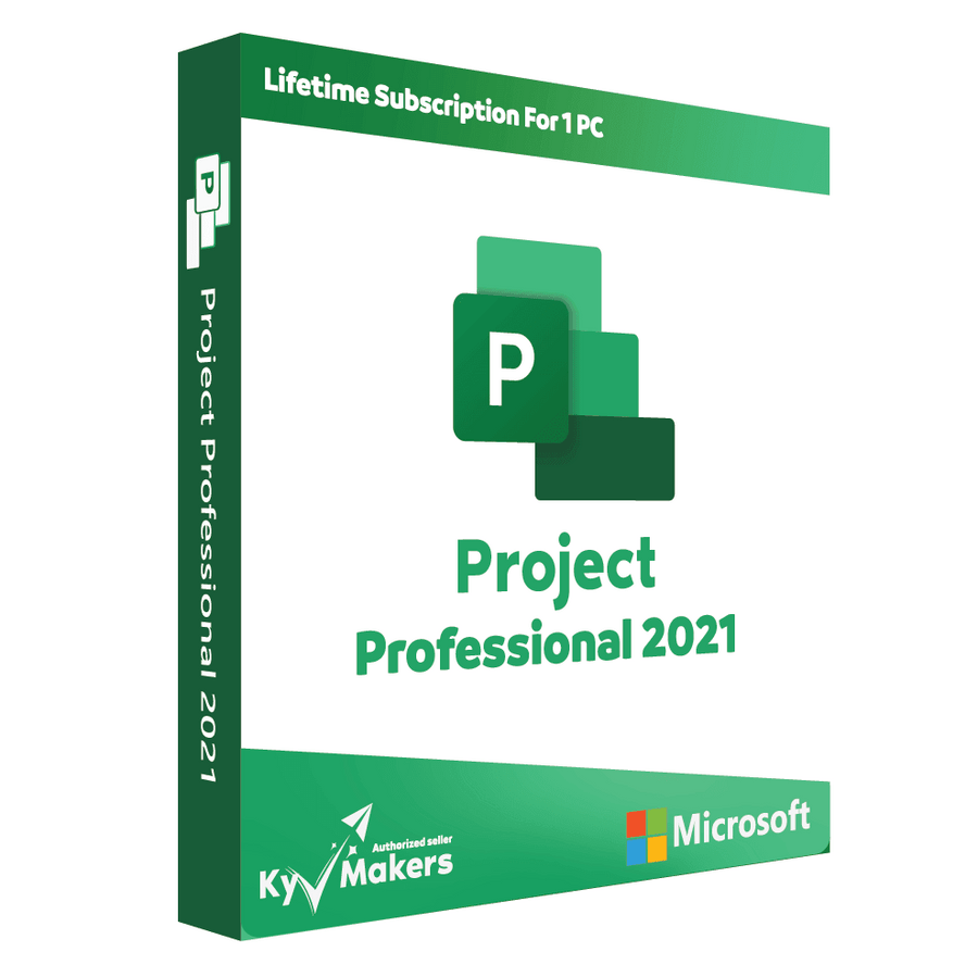 Microsoft Project 2021 Professional Product Key - Lifetime Activation, Retail license