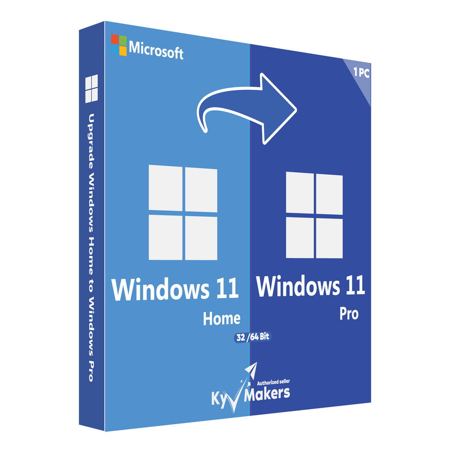 Upgrade from Windows 11 Home Edition to Professional Pro -Product Key