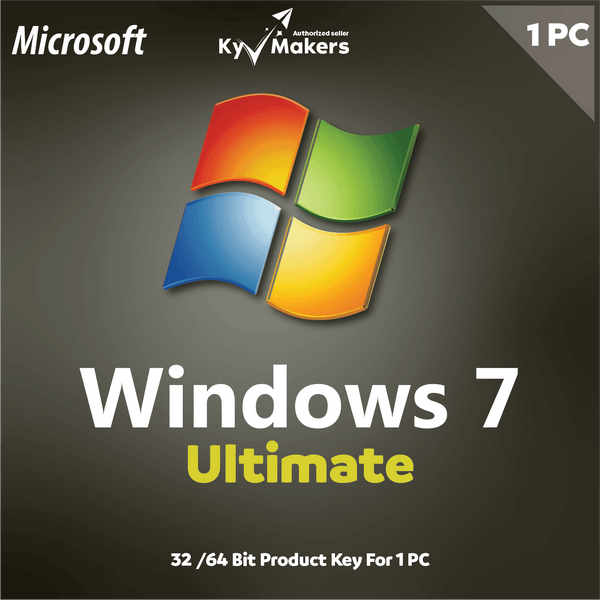 Microsoft Windows 7 Ultimate Product Key Lifetime Activation for 1 P