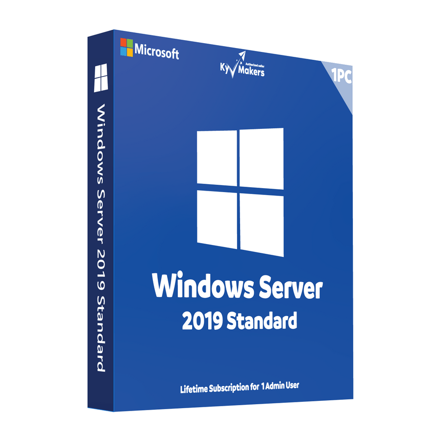 Microsoft Windows Server 2019 Standard Edition - Lifetime Activation for 1 PC